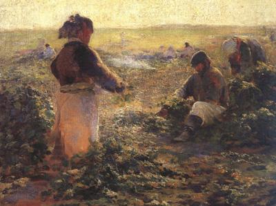 Leon Wyczolkowski Digging Beets (nn02) oil painting picture